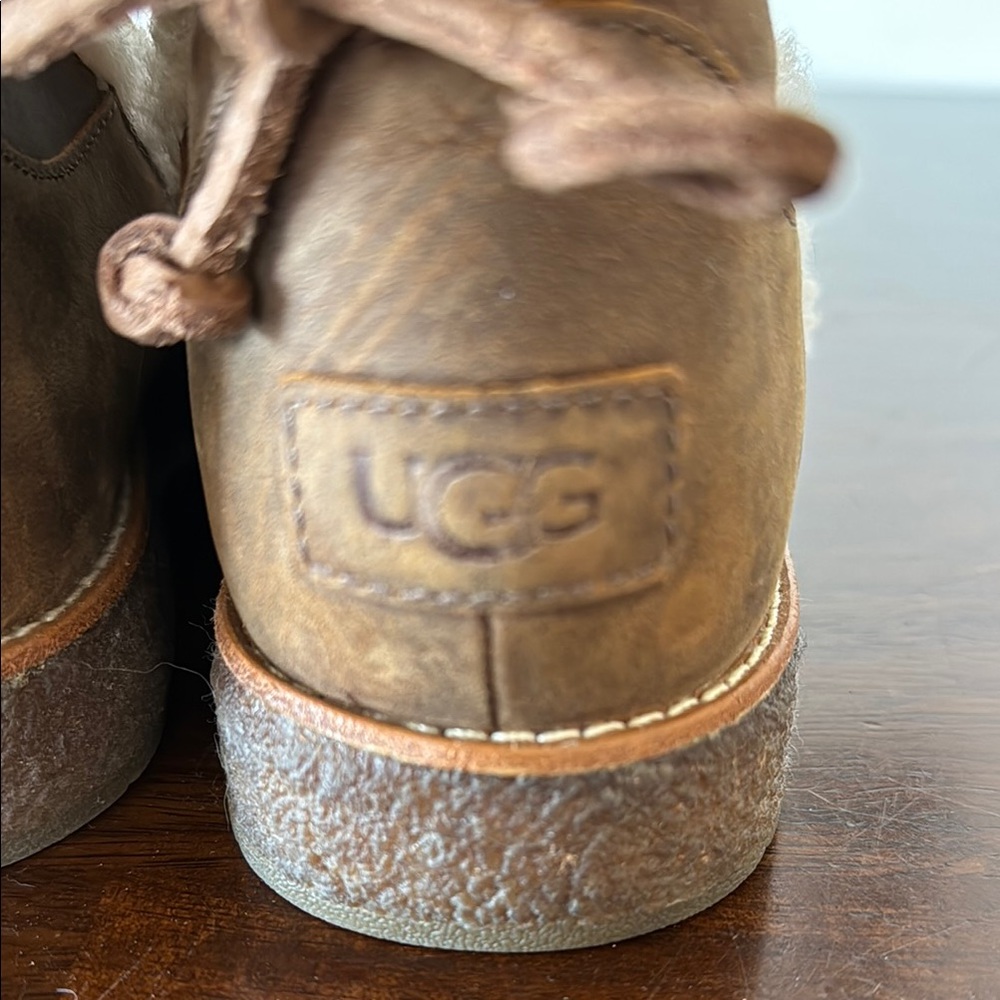 UGG Brown Shearling-Lined Boots - Picture 2 of 9